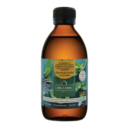 Билкова вода за уста Dr. Chris Organics® 100% Натурална 