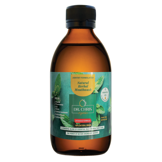 Интензивна Билкова вода за уста Dr. Chris Organics®  100% Натурална