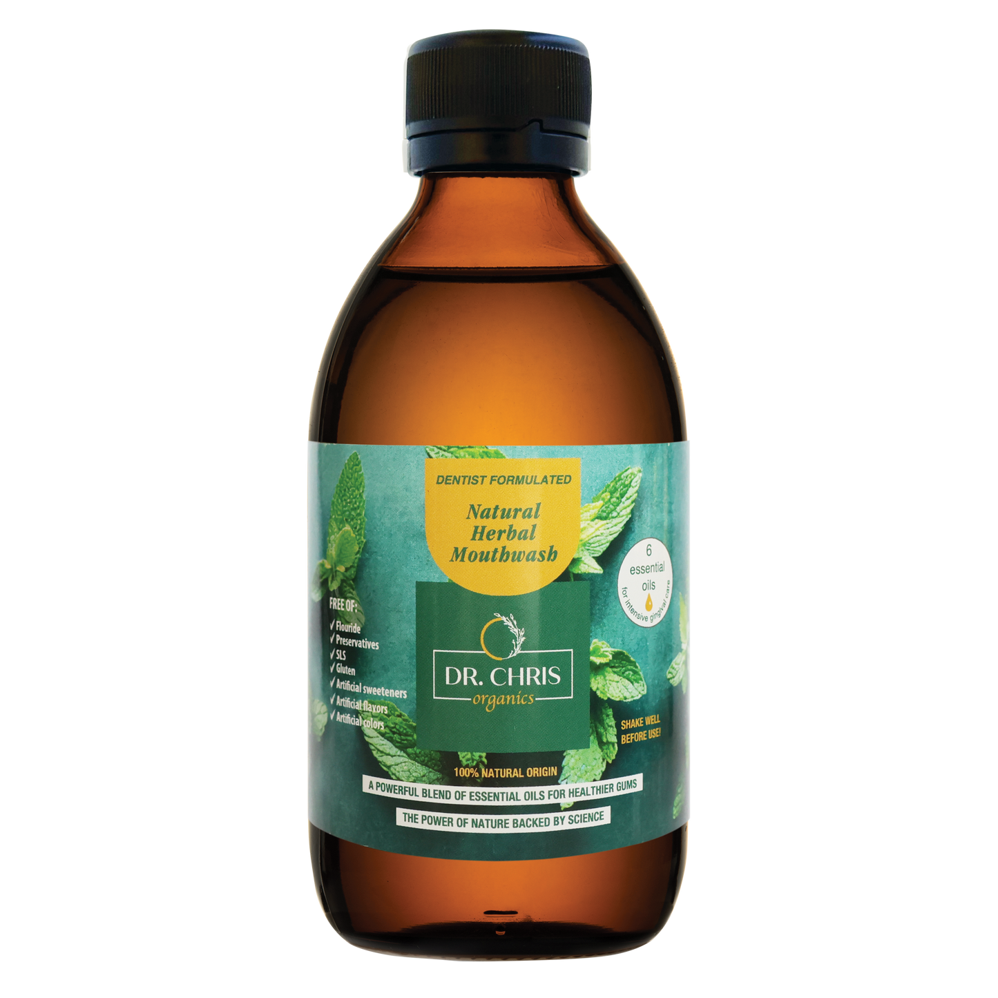 Билкова вода за уста Dr. Chris Organics® 100% Натурална 